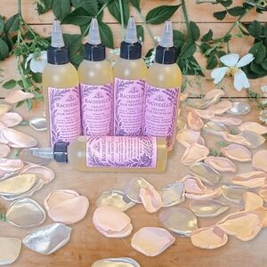 Rachel's Lux Organic Hair Growth Oil - Pink and Gold Bottles